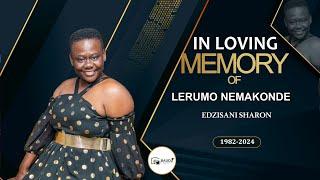 MEMORIAL SERVICE OF EDZISANI SHARON LERUMO NEMAKONDE