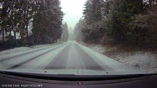 Driving In The South Hill Snowfall February 13, 2025 Puyallup WA