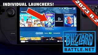 Steam Deck: Battle.Net (Non-Steam App) Install, Configure, Separate Launchers and MORE