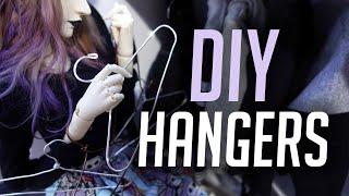 Making doll sized coat hangers is easy!