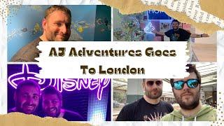 AJ Adventures Goes To London | Thames River Cruise | London Eye | Disney 100 Experience | SEA LIFE