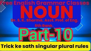 Dr. S. K. Sharma, Asst. Prof. of English, Free English Grammar classes, parts of speech, Noun,