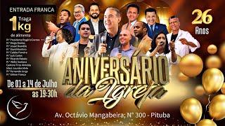 26 ANOS DA IGREJA - ULTIMO DIA - 14 NOITE - IGREJA LIRIO PITUBA/PR ABILIO SANTANA