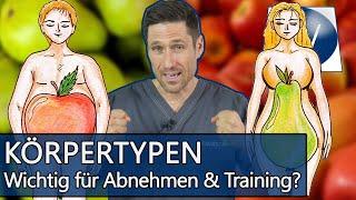 Kennen Sie Ihren Körpertyp & Körperbau? Folgen für die Ernährung, Training, Abnehmen & Stoffwechsel!