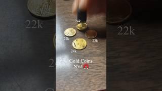  24k vs 22k Gold Coins - Magnet Test