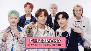 P1Harmony Spills Tea On Who Sleeps The Most & Hardest Choreography | Besties On Besties | Seventeen