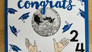 Graduation Shaker card with Stampin’ Up! Cap & Gown