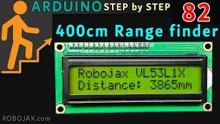 Display distance from VL53L1X Distance Sensor on Arduino LCD