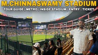 M.Chinnaswamy Stadium Bangalore Tour | Inside Outside Stadium Ground Ticket Entry Near Metro Al Info