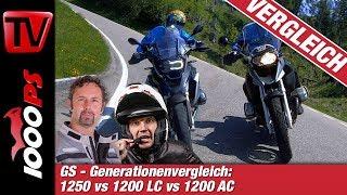 BMW GS Vergleich - Alt gegen neu - R 1250 GS vs 1200 LC vs 1200 AC - Generationenvergleich