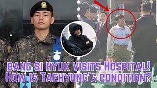 Bang Si Hyuk Visits BTS's Taehyung in Hospital! How Is Taehyung’s Health?