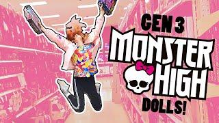 Looking for Generation 3 Monster High Dolls with my Mom! 