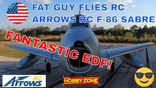 ARROWS RC SABRE F-86-FANTASTIC EDF! by FAT GUY FLIES RC