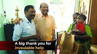 NRI businessman Yusuffali visits people who had rescued him during chopper crash