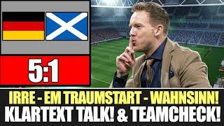 EM KLARTEXT | DEUTSCHLAND 5:1 SCHOTTLAND |  TEAMCHECK & FAZIT | EM NEWS