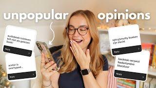 jullie unpopular bookish opinions bespreken... | bookmas dag 15