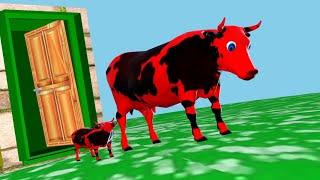 Cows Guess The Right Door ESCAPE ROOM CHALLENGE Animals Battle Game