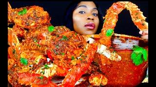 KING CRAB SEAFOOD BOIL MUKBANG | SEAFOOD | MUKBANG | DESHELLED LOBSTER | SEAFOOD BOIL | ASMR EATING