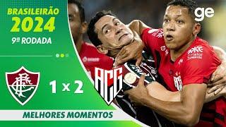 FLUMINENSE 1 X 2 ATLÉTICO-GO| MELHORES MOMENTOS | 9ª RODADA BRASILEIRÃO 2024 | ge.globo