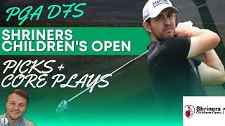 PGA DFS: Shriners Hospital Open Core Plays