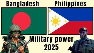 Philippines Vs Bangladesh Military Power Comparison 2025 | Philippines Vs Bangladesh Military 2025