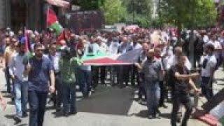 Anti-annexation protest in Ramallah