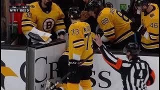 Lemieux boards Frederic into the open door, Wes McCauley tells him to “f*** off” 3/13/21