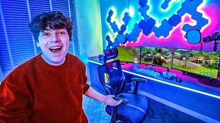 Reação Do Gabriel Ao Ver O Quarto Gamer Que Fiz para Ele