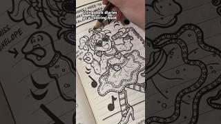 Coloring a page in dork diaries  #shorts #art #coloring