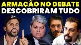 PABLO MARÇAL EXPÕE ARMAÇÃO NO DEBATE COM BOULOS, DATENA, TABATA E RICARDO NUNES - PREFEITO SP