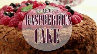 delicious raspberries cake recipe | fresh raspberry cake