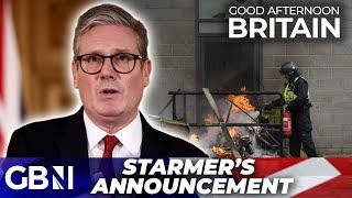 Sir Keir Starmer announces plans to utilise a 'standing army' as violent unrest continues