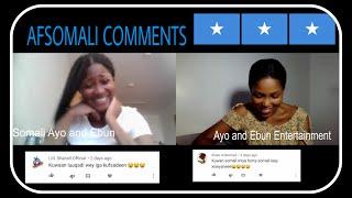 Reading Somali Comments to practice SOMALI LANGUAGE *Must Watch* (Tell us the meanings)