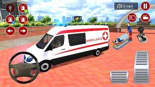 Direksiyonlu Ambulans oyunu 3D #51 American Ambulance Simulator - Ambulans oyunları Android Gameplay