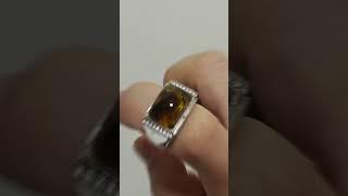 #amber ring #缅甸琥珀戒指 #crystals #水晶世界 #文玩 #gemstone #有机宝石 #戒指