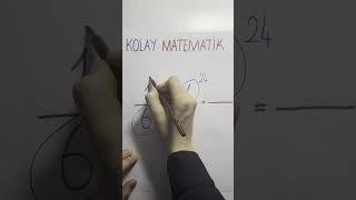 Kesirlerle Kolay Toplama İşlemi #matematik #shorts #toplama #toplamaişlemi