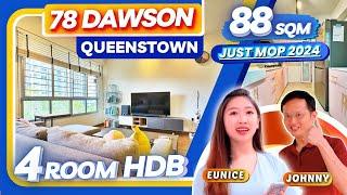 Inside Queenstown Million Dollar HDB 4 Room Flat! Just MOP 2024 | 78 Dawson Vista