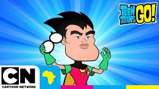 Robin Takes Off His Mask | Teen Titans Go! | Cartoon Network Africa