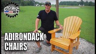 How To Build An Adirondack Chair