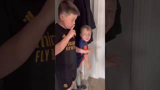 This dad came home from the Air Force to surprise his sons ️