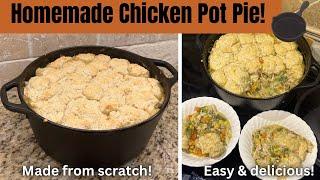 How to Make Chicken Pot Pie from Scratch | Easy Chicken Pot Pie Recipe!   #chickenpotpie