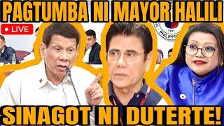 PAGKAWALA NI MAYOR HALILI SINAGOT NI DUTERTE! CONG. LUISTRO HINDI NAG PATINAG KAY PRRD!