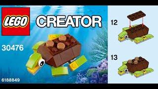 LEGO Creator 30476, Teknős - építési útmutató