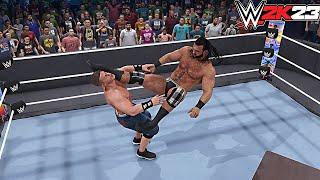 JOHN Cena  VS  DREW MCINTYRE  || TLC MATCH FULL HD || #wwe2k23  #failgame  #espacionx