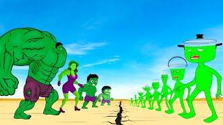 Rescue Team HULK Family From Team MONSTER RADIATION : Returning From The Dead SECRET - FUNNY