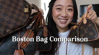 LV SPEEDY / CELINE BOSTON BAG COMPARISON | WHAT FITS 