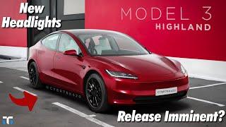 Tesla Model 3 Project Highland: New Headlights, Release Imminent?