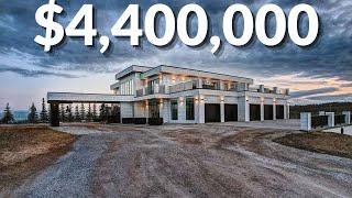 Inside a $4,400,000 Calgary MEGA Mansion With Incredible Views & 10 Acres | Calgary House Tour