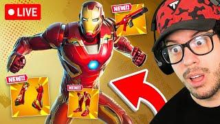 LIVE! - NEW MYTHIC *IRON MAN* UPDATE! (Fortnite Battle Royale)