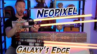 New Shin + Baylan Galaxy's Edge Lightsabers VS Neopixel!